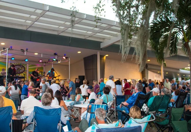 Outdoor Event at Riverside Theater.