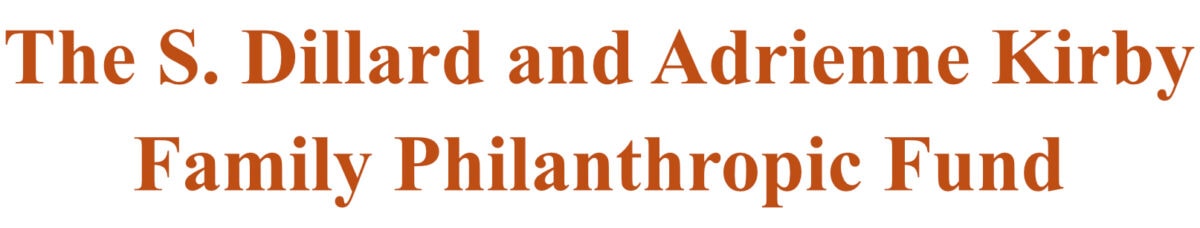 The S. Dillard and Adrienne Kirby Family Philanthropic Fund logo