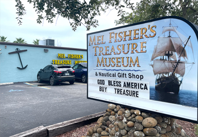 Mel Fisher Treasure Museum Sign and Building